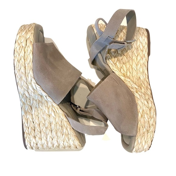 NWT — Marc Fisher Aliya Tan Espadrille Wedges, Summer or Office Casual Size 11 - Picture 8 of 11